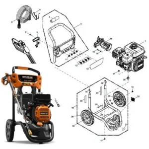 Pressure Washer Model 10000006882 From GENERAC - Equipment Image