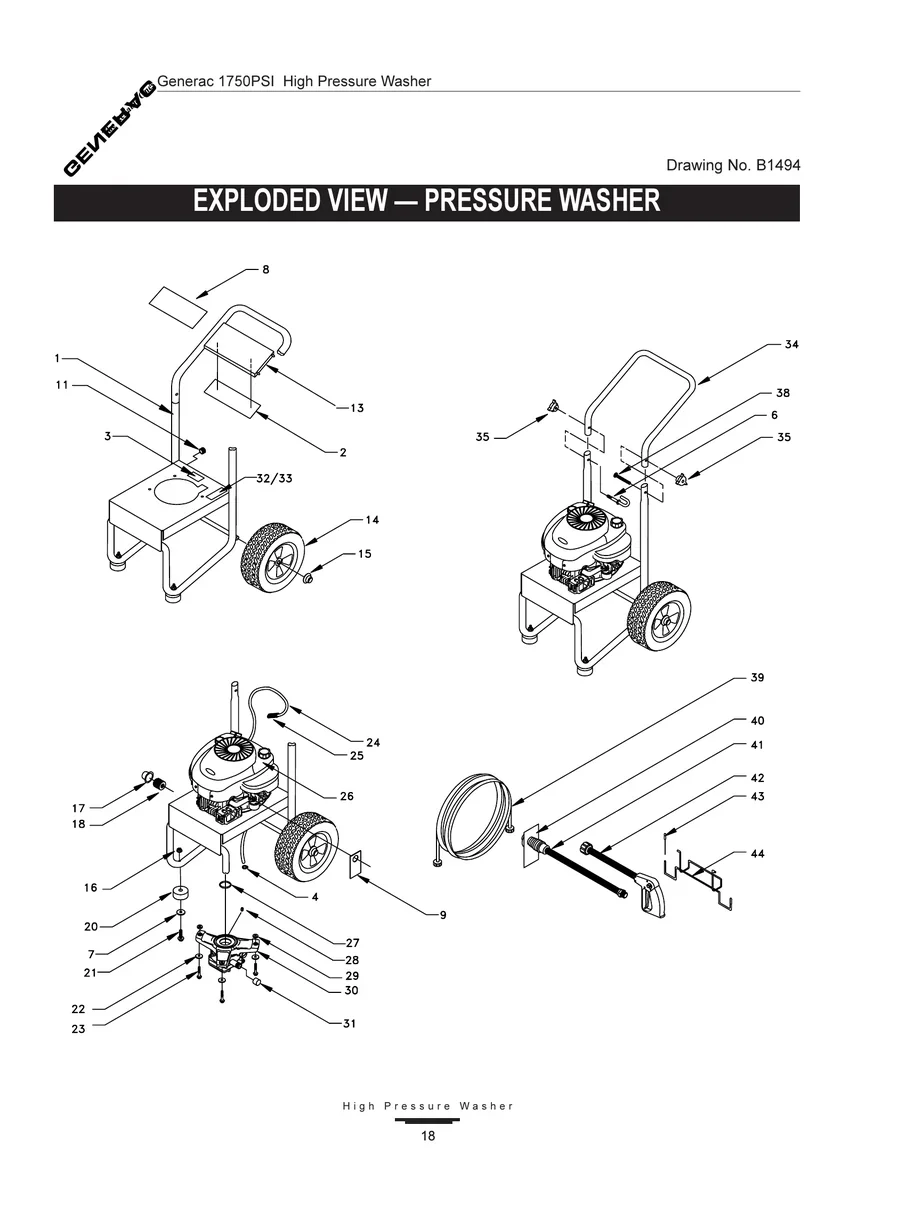 GENERAC, 1018-0, IPL.18