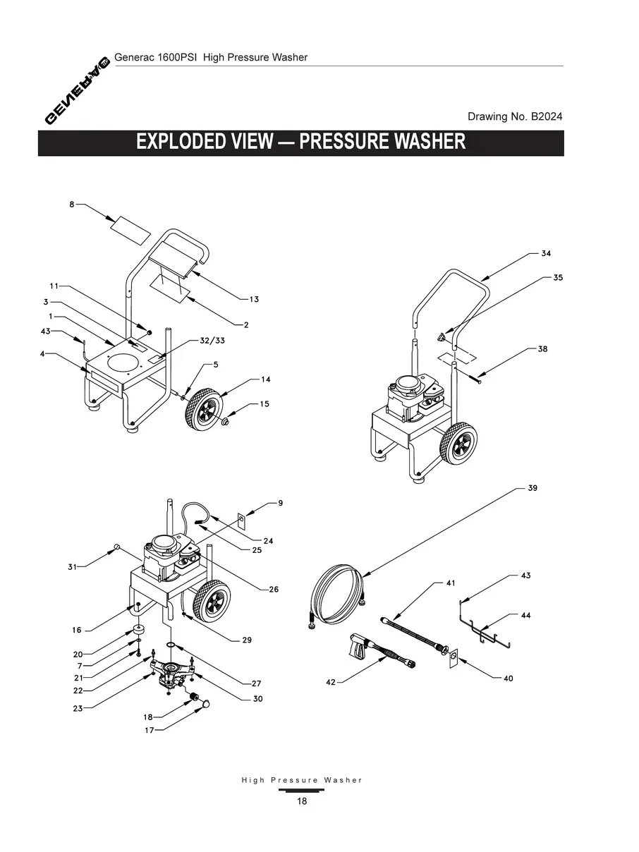 GENERAC, 1037-0, IPL.18