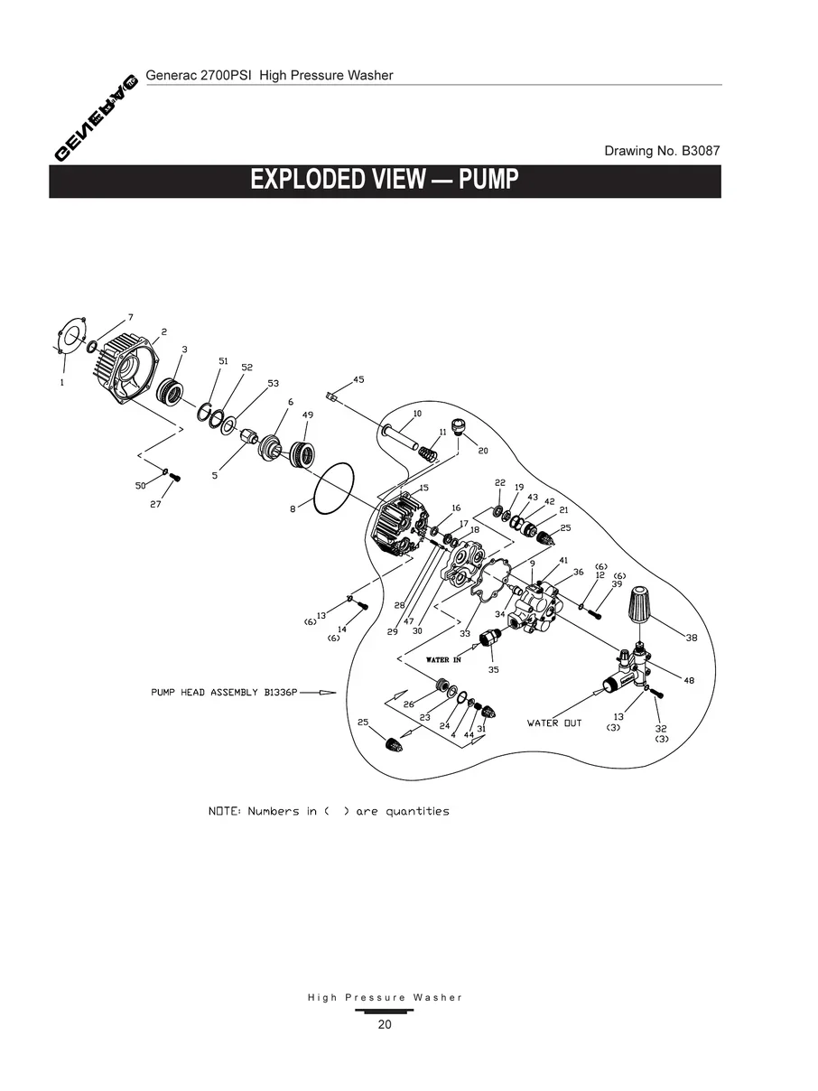 GENERAC, 1043-1, IPL.20