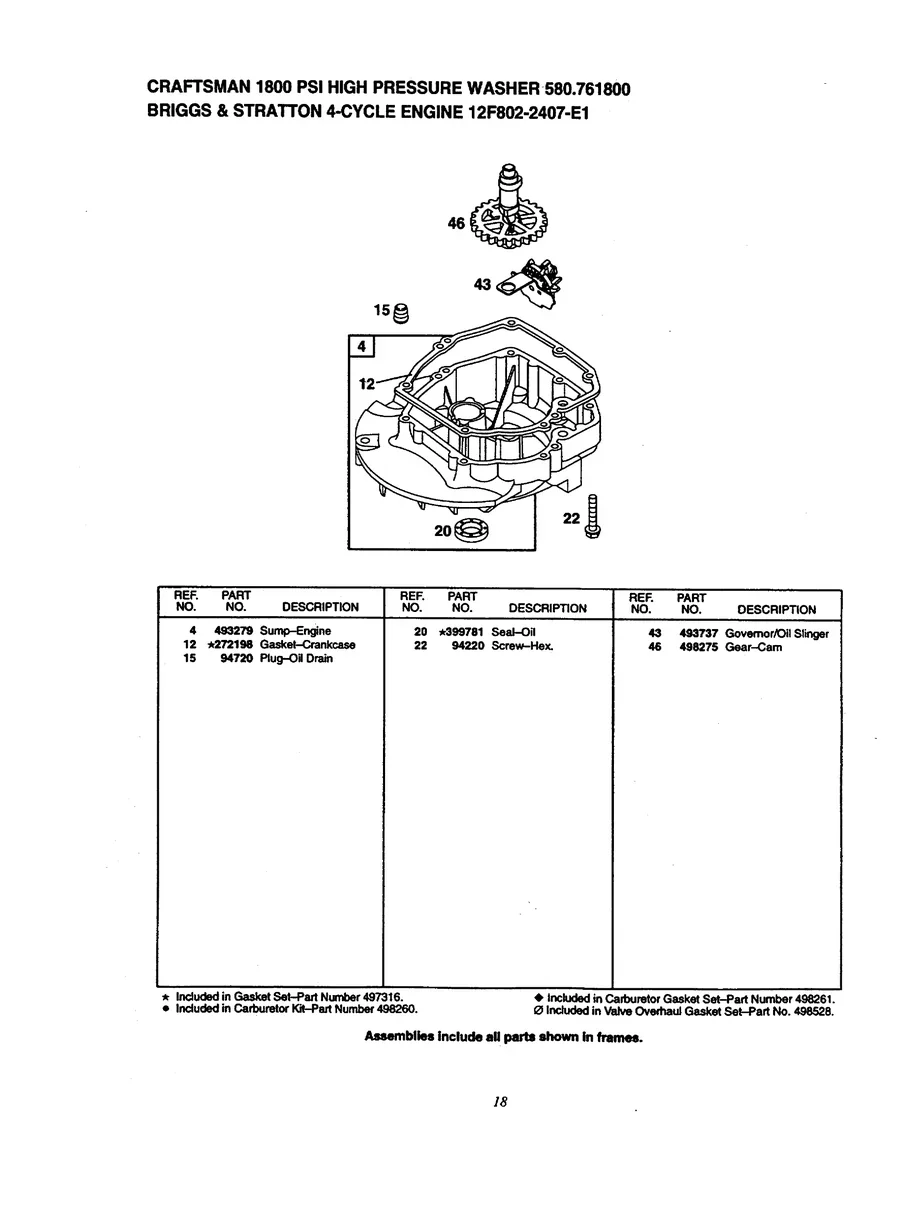 GENERAC, 1050-0, IPL.18