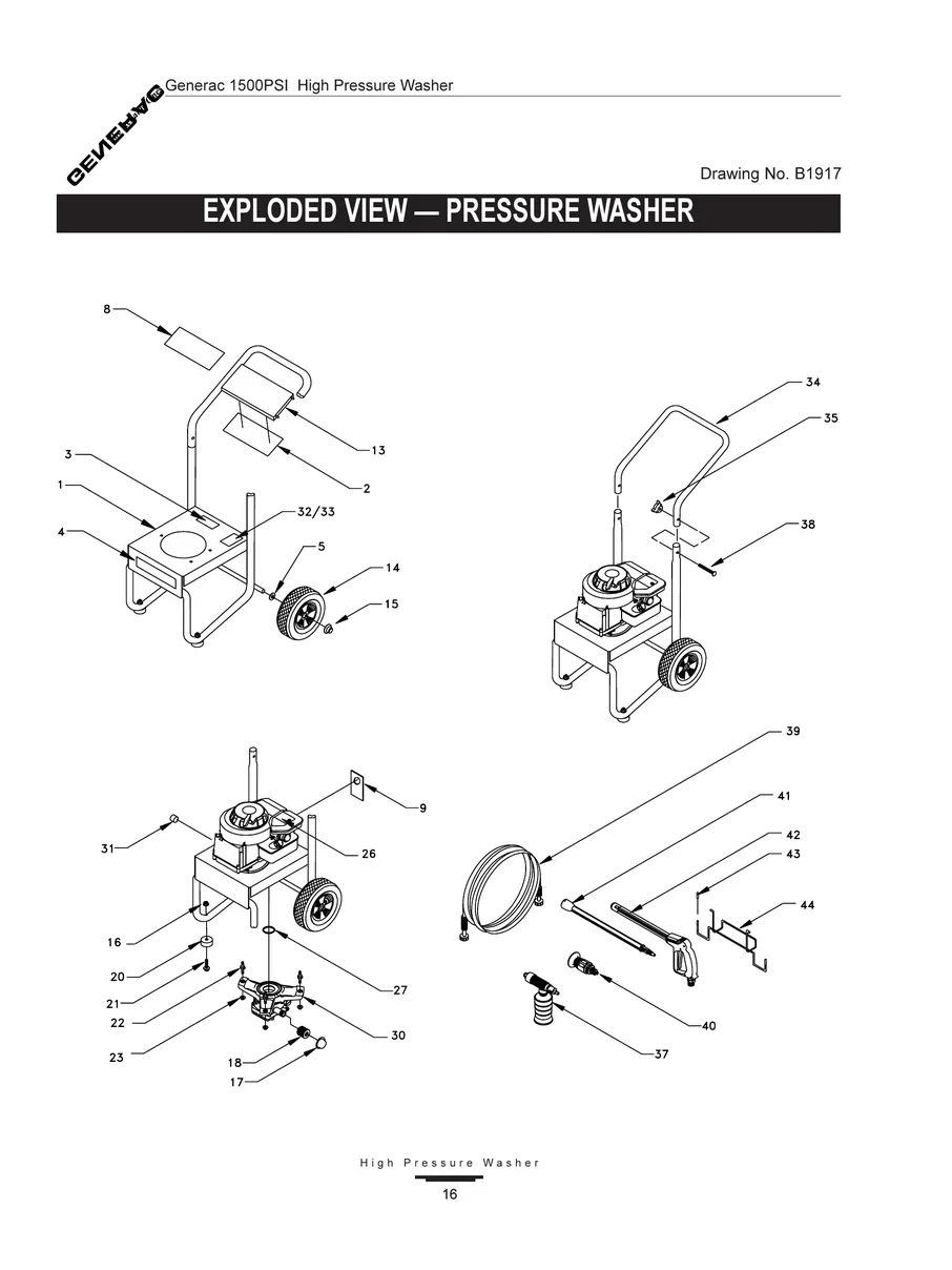 GENERAC, 1067-0, IPL.16