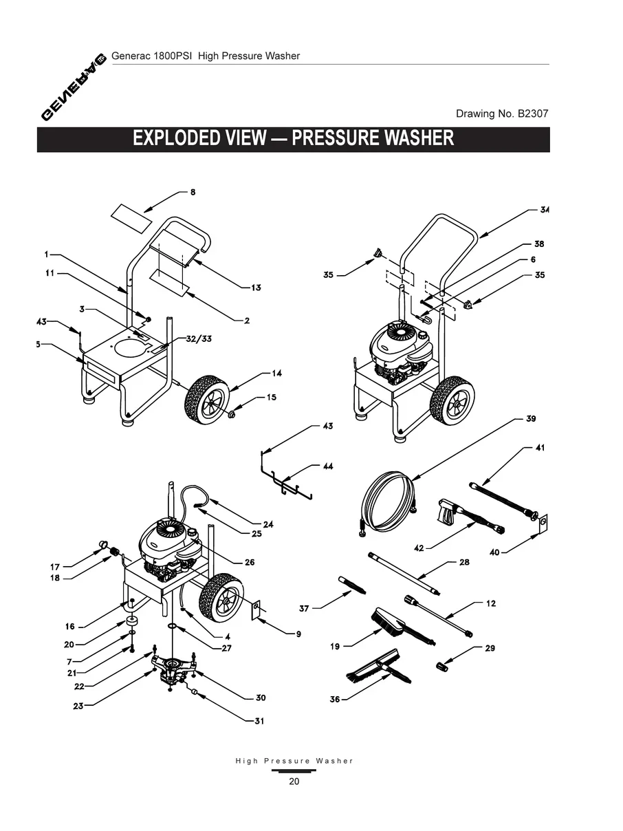 GENERAC, 1139-0, IPL.20
