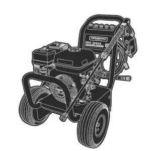 GENERAC Pressure Washer 1417-1 - Model Identification Image