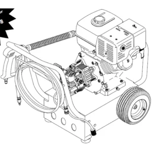 GENERAC Pressure Washer Model 1418-0 Image