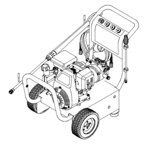 GENERAC Pressure Washer 1450-0 - Model Identification Image