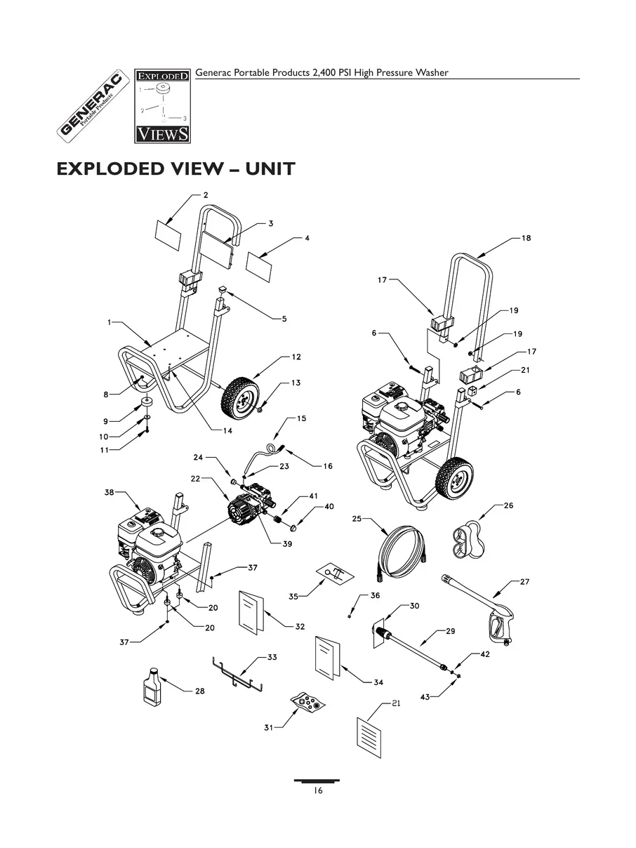 GENERAC, 1456-0, IPL.16