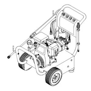 GENERAC Pressure Washer 1550-0 - Model Identification Image