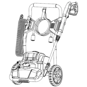 GREENWORKS GPW1800 Pressure Washer - Equipment Model Image