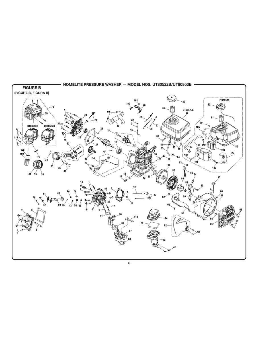 HOMELITE, UT80522B, IPL.6