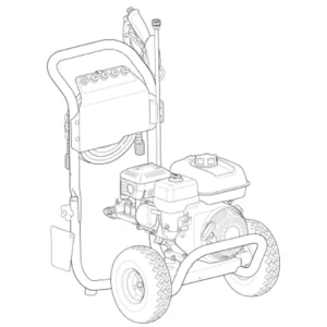 HUSQVARNA Pressure Washer Model 020696-00 Image