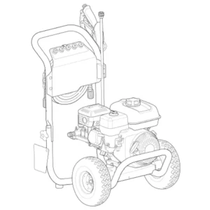 HUSQVARNA Pressure Washer Model 020696-01 Image