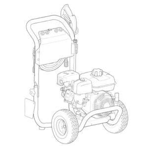 HUSQVARNA Pressure Washer Model 020711-00 Image
