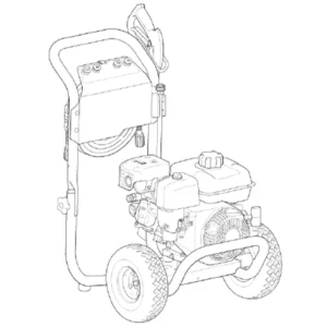 HUSQVARNA 020755-00 Pressure Washer - Equipment Model Image