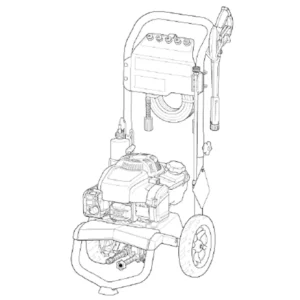HUSQVARNA Pressure Washer Model 020783-00 Image