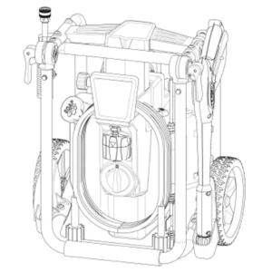HUSQVARNA Pressure Washer Model 020833-00 Image