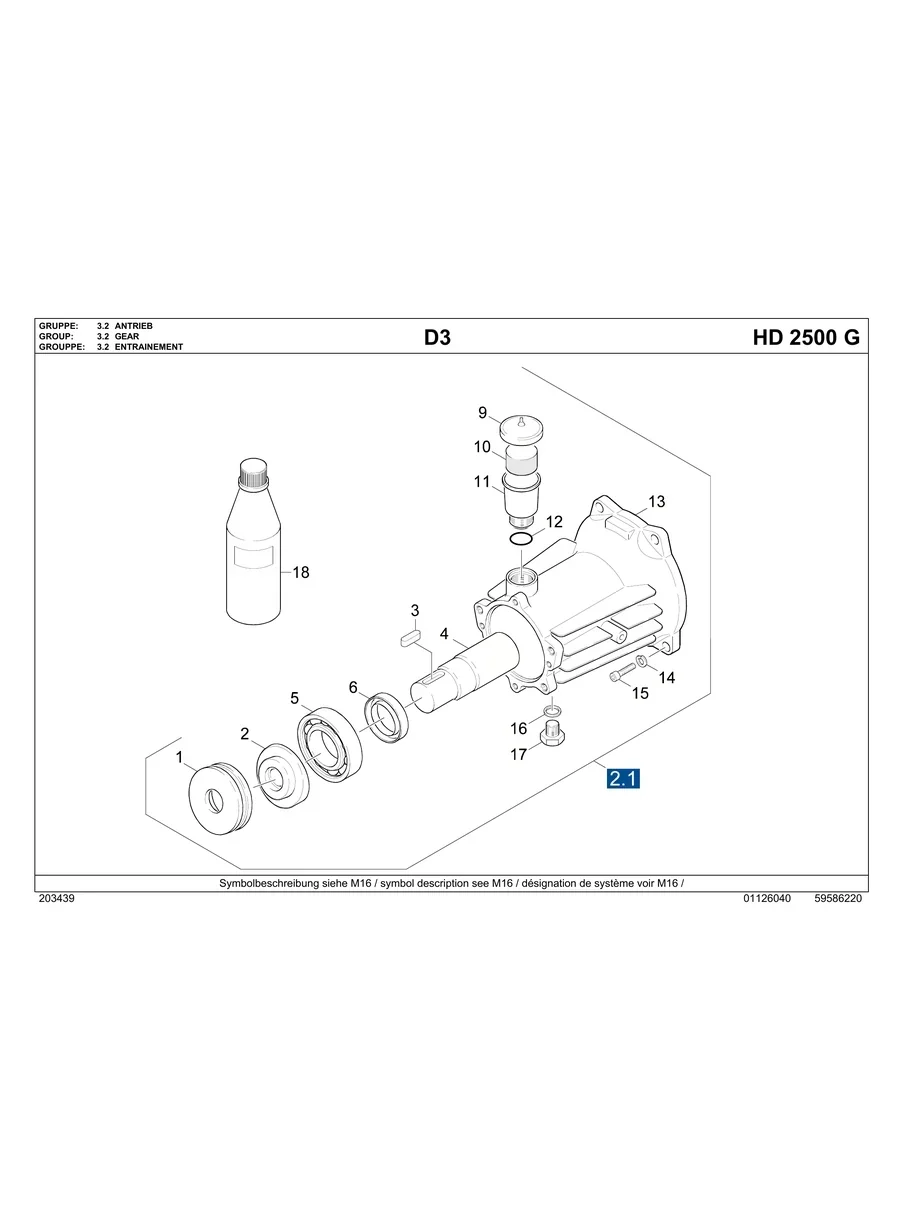 KARCHER, HD2500G, IPL.15