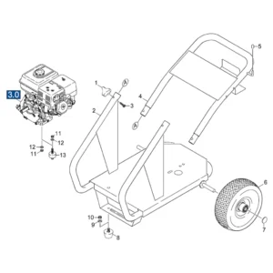 KARCHER Pressure Washer HD3000G - Model Identification Image