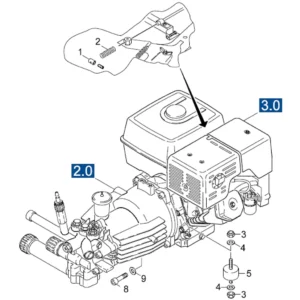 KARCHER Pressure Washer K12000GX - Model Identification Image