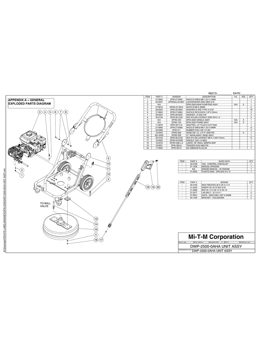 MAKINEX, DPW-2500-0AHA, IPL.45