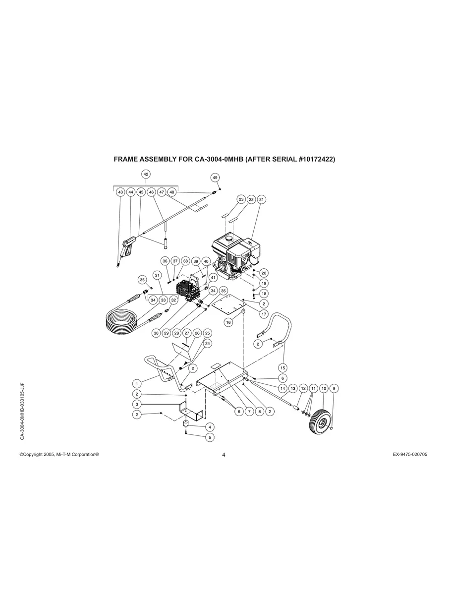 MI-T-M, CA-3004-0MHB, 10172422-99999999, IPL.4
