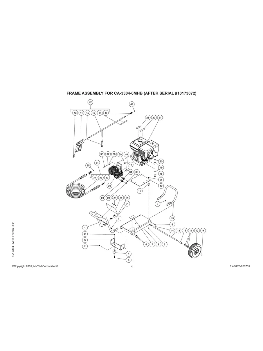 MI-T-M, CA-3304-0MHB, 10173072-99999999, IPL.4