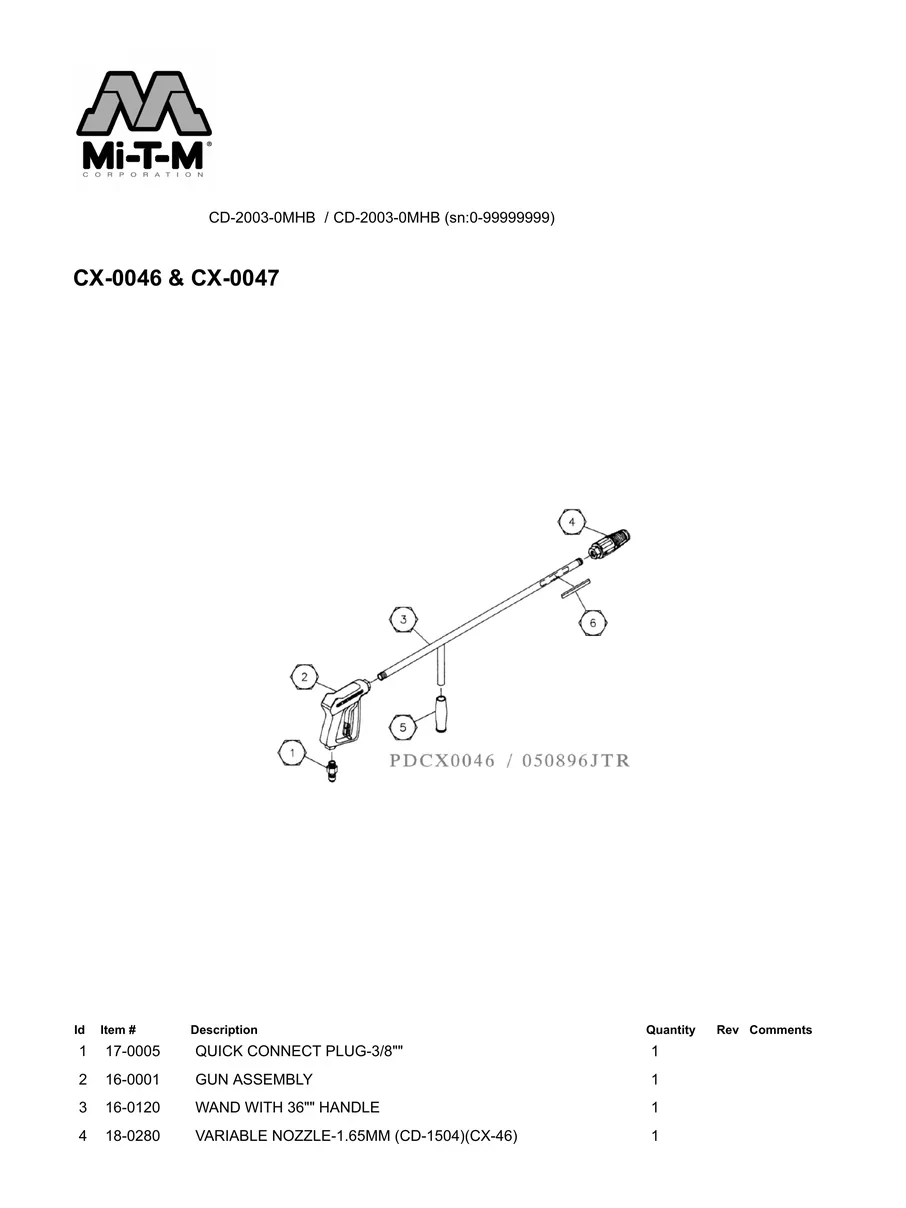 MI-T-M, CD-2003-0MHB, IPL.22