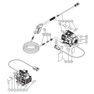 MI-T-M Pressure Washer Model CM-1400-0MEH Image