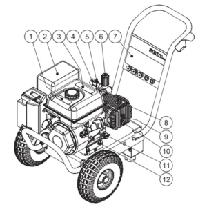MI-T-M Pressure Washer Model CM-2000-1MTC Image