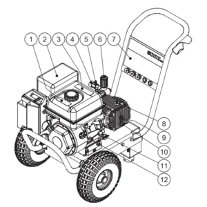 MI-T-M Pressure Washer Model CM-2500-0MVB Image