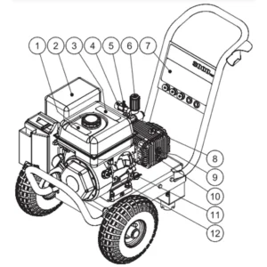 MI-T-M Pressure Washer Model CM-2703-0MHC Image