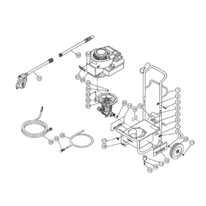 MI-T-M Pressure Washer Model CV-1500 Image