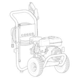 OREGON Pressure Washer Model 020820-00 Image