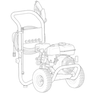 OREGON 020821-00 Pressure Washer - Equipment Model Image