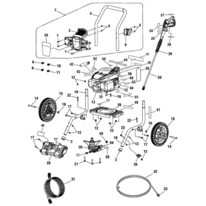 POWERSTROKE Pressure Washer PS262311 - Model Identification Image