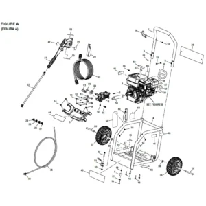POWERSTROKE PS80522 Pressure Washer - Equipment Model Image