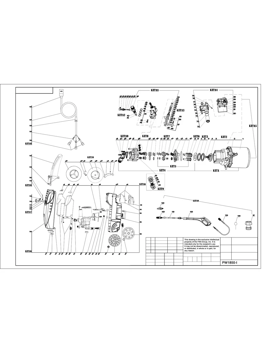 POWERWASHER, PW1850-I, IPL.1