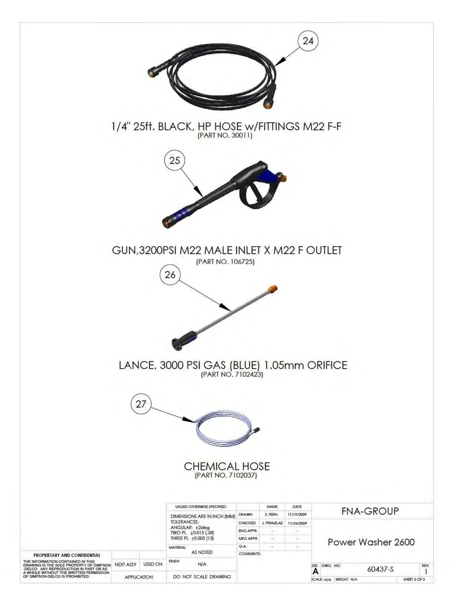 POWERWASHER, PW2600, IPL.2
