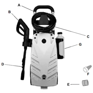 Pressure Washer Model PWE1800 From PULSAR - Equipment Image