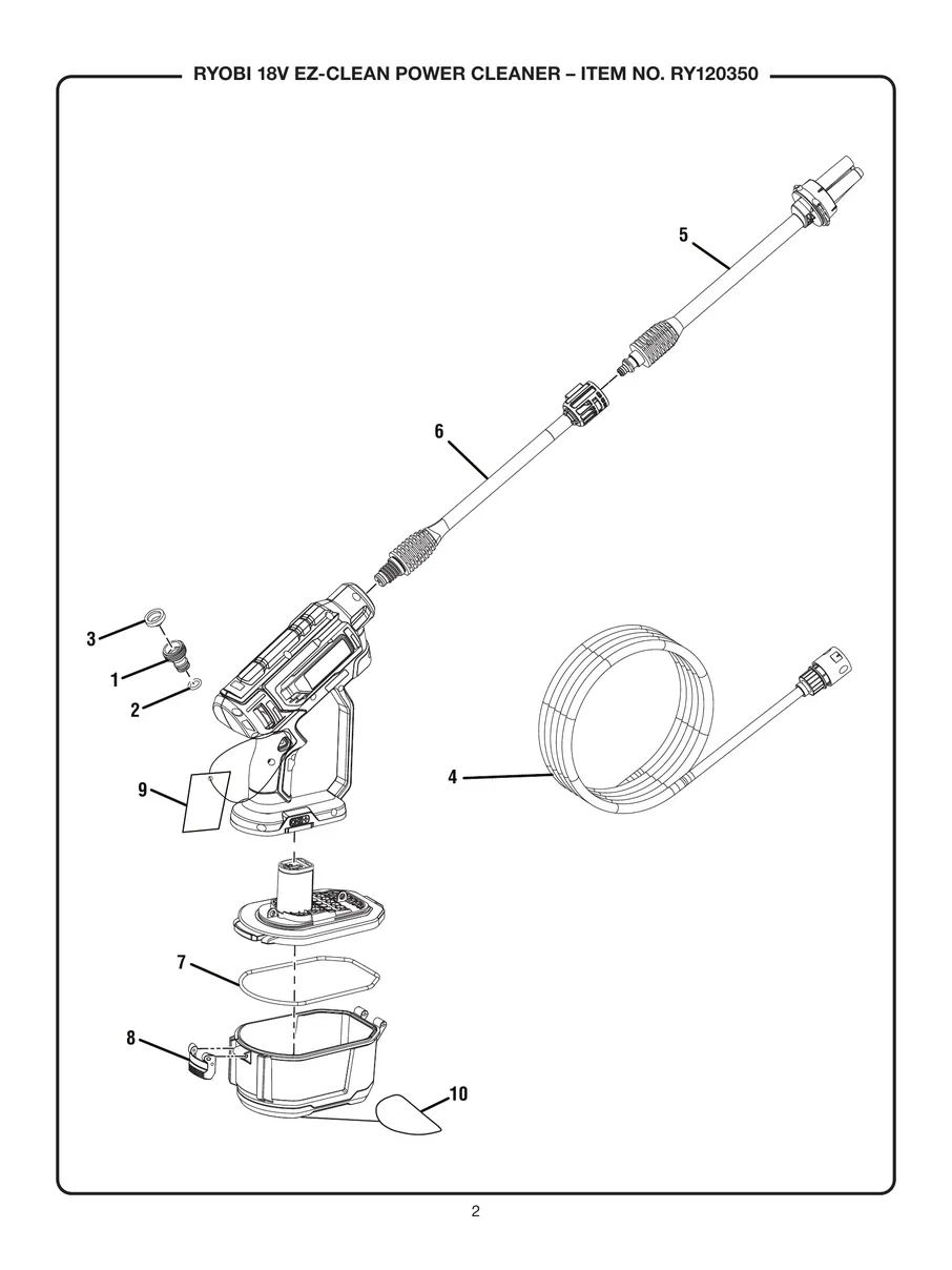 RYOBI, RY120350, IPL.2