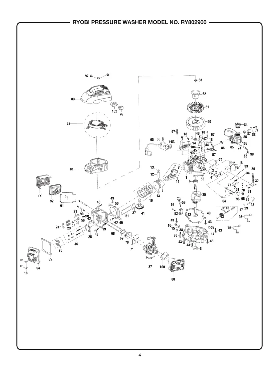 RYOBI, RY802900, IPL.4
