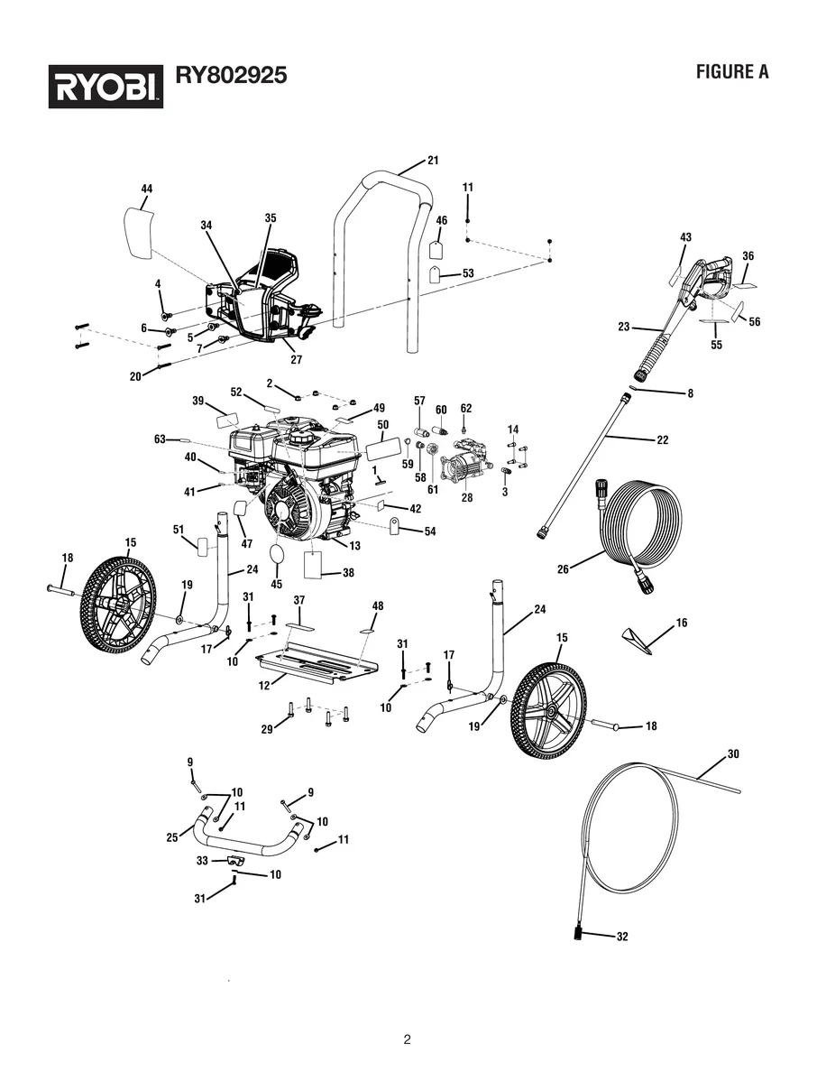 RYOBI, RY802925VNM, IPL.2