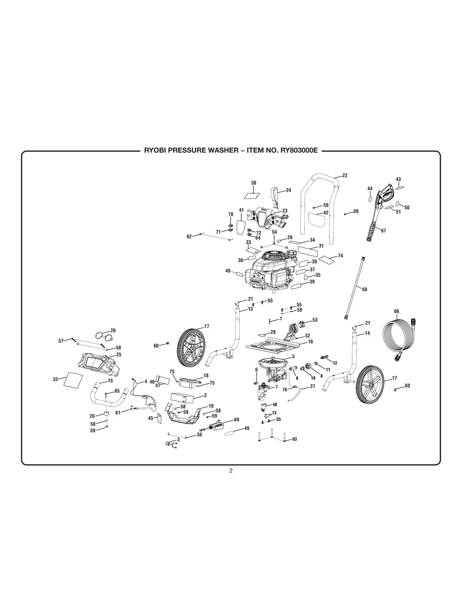 RYOBI, RY803000E, IPL.2