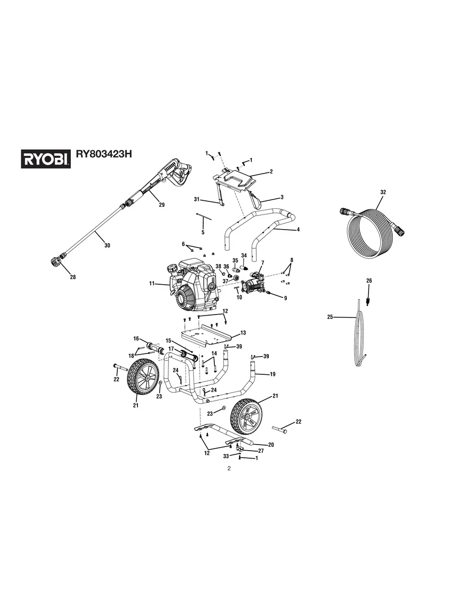 RYOBI, RY803423H, IPL.2