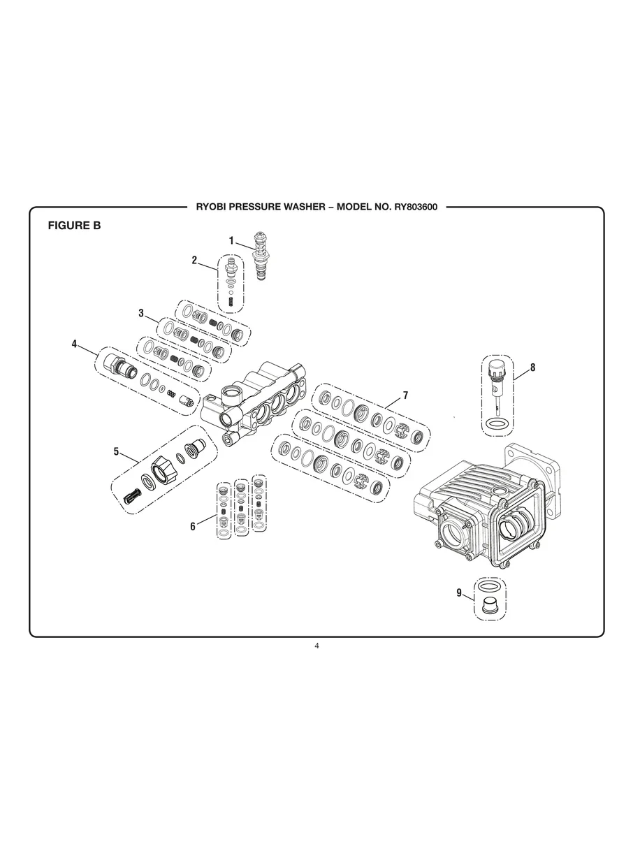 RYOBI, RY803600, IPL.4