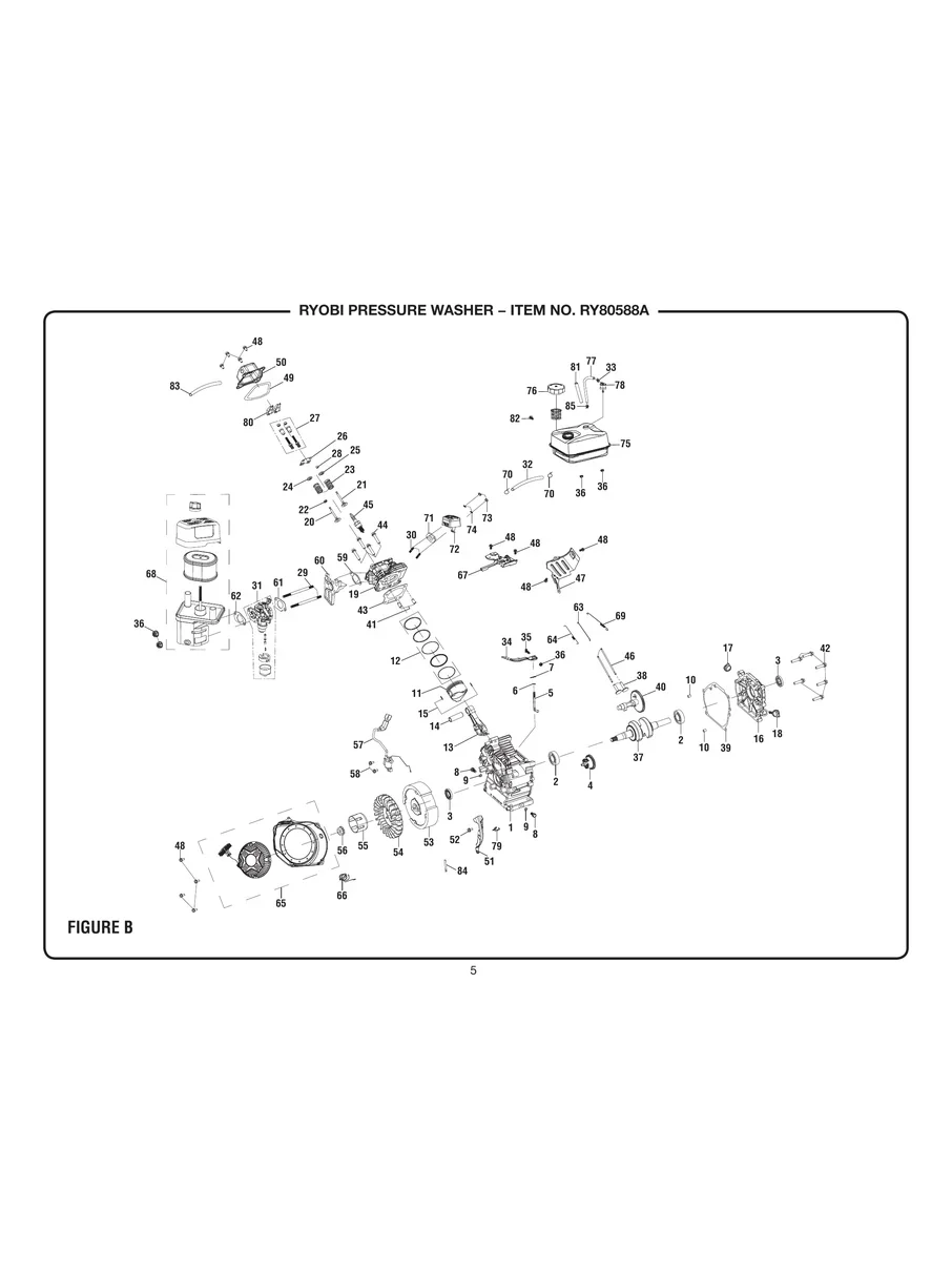 RYOBI, RY80588A, IPL.5