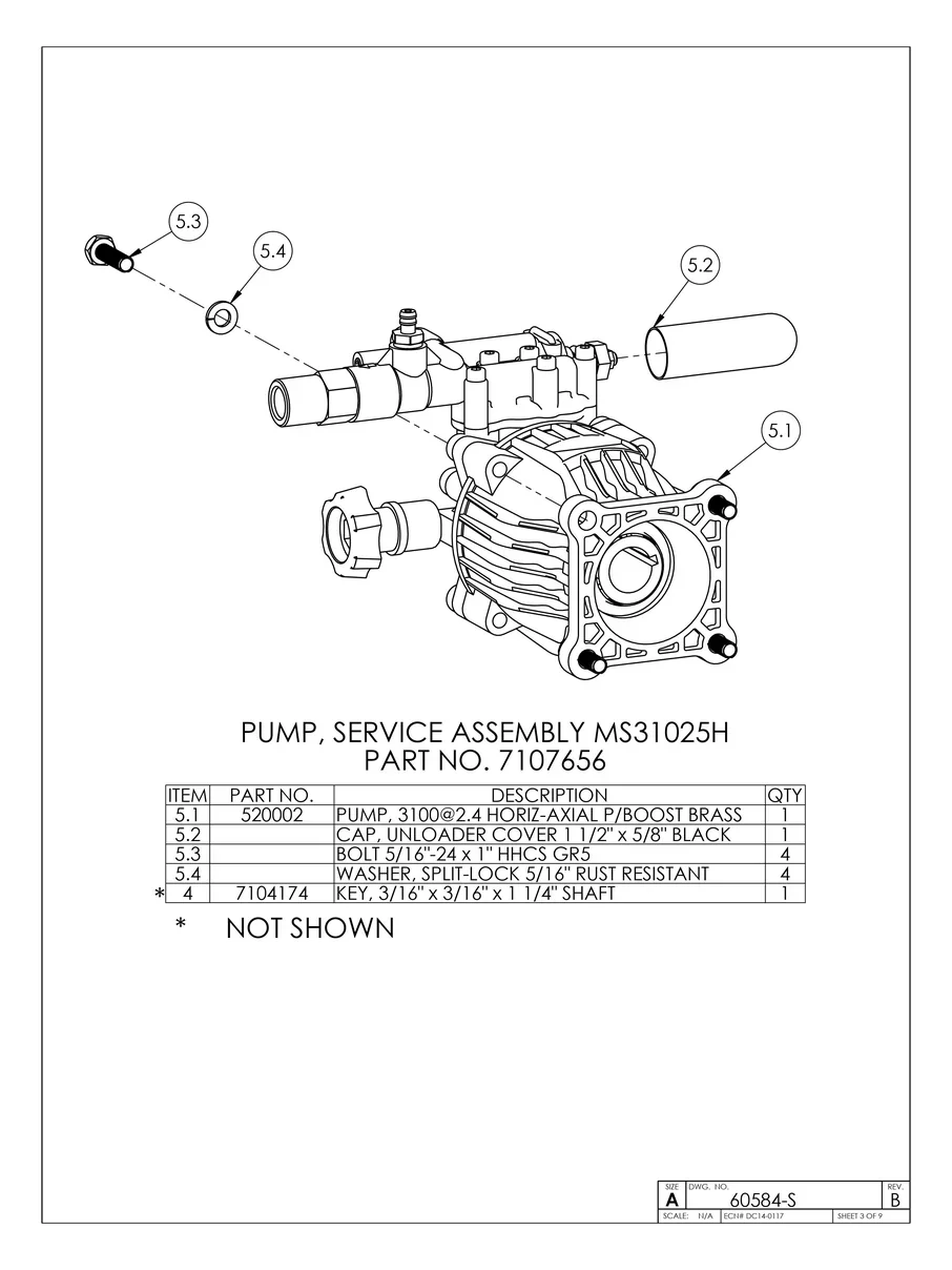 SIMPSON, MS31025H, 60584-S, IPL.3