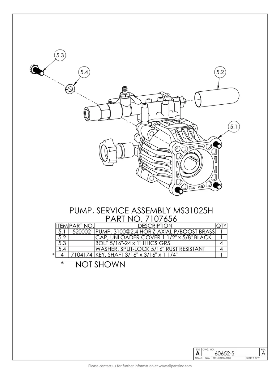 SIMPSON, MS31025HT, 60652-S, IPL.3