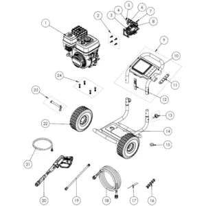 SIMPSON Pressure Washer Model MS61217, 61217 Image