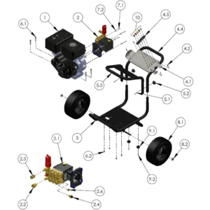 SIMPSON Pressure Washer PS4242H-SP, 60456-S - Model Identification Image